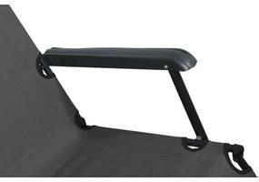 Cattara 13513 Összecsukható nyugágy Comfort,antracit, 155 x 61 cm