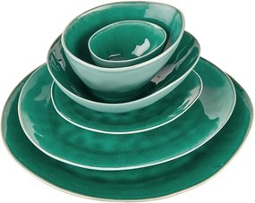 DE LA ROYA lapostányér sötétzöld, 28,7 cm