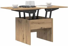 vidaXL Dohányzóasztal Artisan tölgy 55 x 54,5 x 45 cm Faanyag