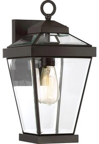 Quoizel QZ-RAVINE2-M-Kültéri fali lámpa RAVINE 1xE27/60W/230V IP44 barna