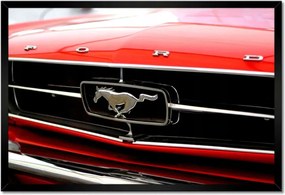 Poszterek keretben 60x40 Grill Ford Mustang