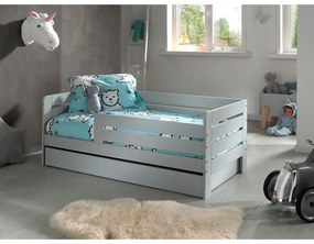 Szürke gyerekágy alatti fiók 70x140 cm Peuter – Vipack