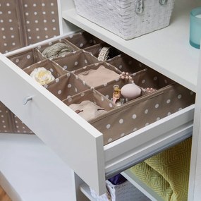 Dots bézs rendszerező fiókba, 16 rekesszel - Compactor