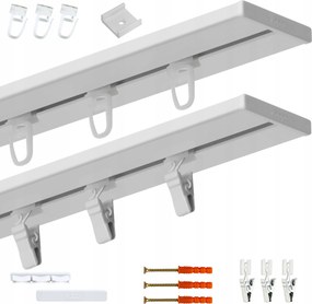 Mennyezeti függönykarnis szimpla 220 CM Mennyezeti Sín 1 Pályás Voppi