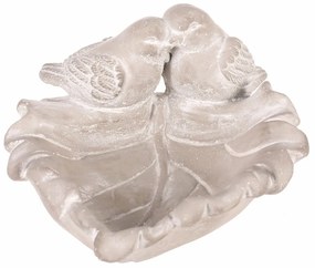 Beton madáretető Leaf, szürke , 21 x 17 x 9 cm