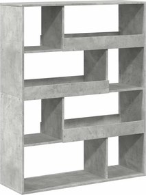 vidaXL betonszürke szerelt fa térelválasztó 100 x 33 x 125,5 cm