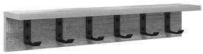 Fali Kabáthorog Szürke sonoma 60 x 10.5 x 10.5 cm Faanyag