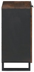 Oldalszekrény 40 x 33,5 x 75 cm - Tömör Mangófából Készült