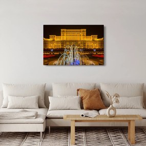 Kép - A Parlament palotája, Bukarest, Románia (90x60 cm)