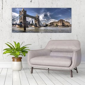 Kép - Tower Bridge Londonban (120x50 cm)