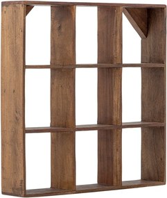 Natúr színű többszintes újrahasznosított fa fali polc 53 cm Tilo – Bloomingville