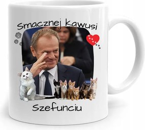 Donald Tusk Bögre Főnök Platform Ajándék fényképes nyomtatással