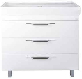 TMP TRIO 100D álló fürdőszobabútor - CeraStyle SHARP - 37600 DUPLA csaplyukas mosdóval - 100 x 48 cm