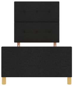 Ágykeret Fekete 80x200 cm Szövet
