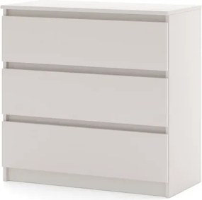 SIMPLE komód 80 cm 3 fiók kasmír