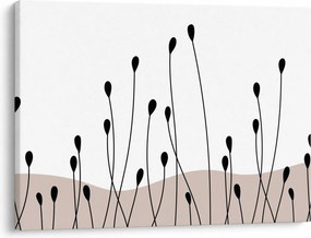 Kép - Grafikus rét N⁰1 (70x50 cm)