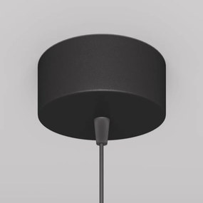 MAYTONI P085PL-12W3K-B ORLO Hengeres Függesztett Lámpa Fekete LED IP20