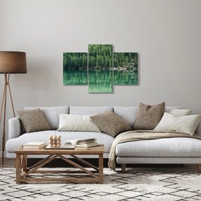 Kép - Tűlevelű a tónál (90x60 cm)