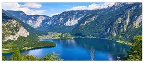 Kép - Hallstatt tó, Hallstatt, Austria (120x50 cm)