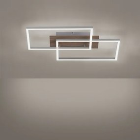Leuchten Direkt 14018-78 - LED Dimmelhető lámpa IVEN 2xLED/15W/230V + távirányító