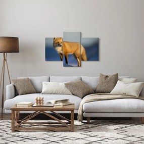 Kép - Róka a hóban (90x60 cm)