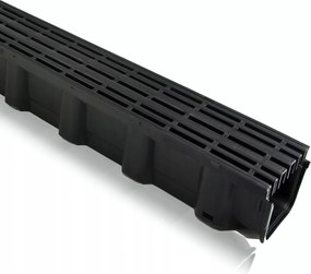 Lineáris vízelvezetés 1000x78x114mm 1,5 Tony Max-drain rács fekete Pp