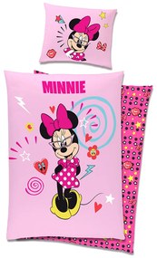 Pamut ágynemű MINNIE PINK 140x200cm