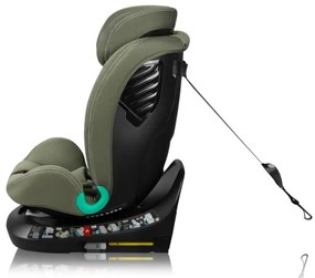 Lionelo - Forgatható autósülés bázissal BASTIAAN ONE i-Size 40-150 cm Olívazöld