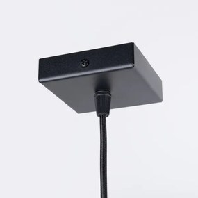 Sollux SL.1400 - Csillár zsinóron PRYSM 1xG9/8W/230V fekete