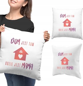 Anyák Napja Ajándék párna Anyukáknak Az otthon ott van, ahol anya van