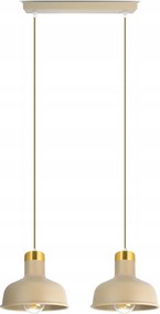 Mennyezeti lámpa függeszték csillár kasmír ekrü bézs 766-BZ2 Hálószoba asztal