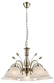 Globo 69007-5H - Csillár láncon POSADAS 5xE27/60W/230V