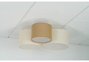 Brilagi - Mennyezeti lámpa SPIDER 3xE27/15W/230V bézs/krém