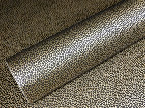 Gepárd Mintás Tapéta Arany Fekete Foltok Mosható Végű Gyapjúszálas