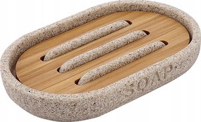 Nimco Kora szappantartó mosogatóhoz, homok és bambuszfa Ko 24059-86_