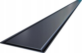 Fekete Slim Lineáris Lefolyó 90 cm Viega Csempe Alá