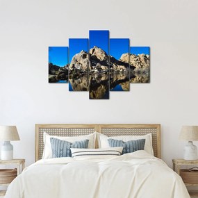 A tükröződő sziklák képe (150x105 cm)