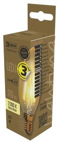 Vintage Candle Warm White LED izzó, 2,1W E14 - EMOS
