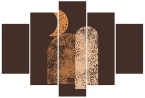 Kép - Narancssárga ívek N⁰2 (150x105 cm)