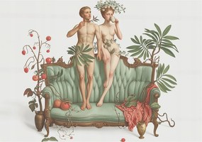 Fotótapéta Flizelina falra 3D Loft Rejtélyes elegancia 312x219 Ragasztó