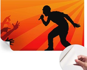 Öntapadós fali fotótapéta Hálószobába Ritmikus jelenet 416x254 cm