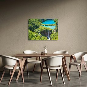 Üveg kép - Vízesések (70x50 cm)