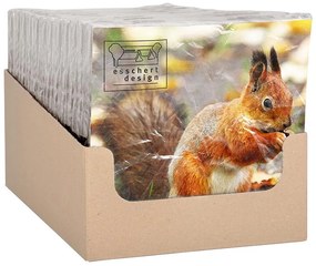 Madaras és mókusos szalvéta