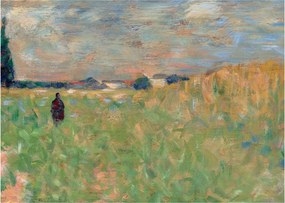 Kép - Georges Seurat, A Summer Landscape, reprodukciók (70x50 cm)