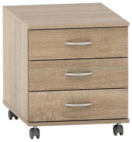 TEMPO ASISTENT 016 görgős komód, sonoma tölgy