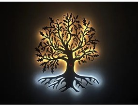 Li-Go 5742/DUB2 - LED fali dekoráció LED/10W/230V 90x110 cm tölgy