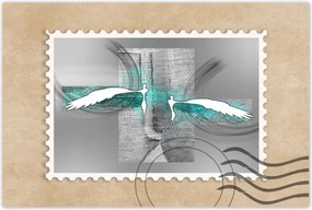 Poszterek 60x40 Angyalok a hálószobába Türkiz