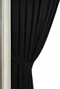Függöny Velvet Milan Fekete méretre vágva
