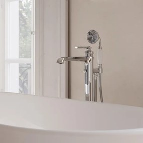 OMNIRES AM5233CR - Szabadon álló fürdőkád szett ARMANCE csillogó króm