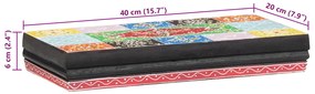 Fali Polcok 2 db 40x20x6 cm Tömbfa Mangó